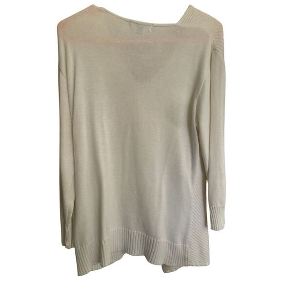 Putorti Cream Triangle Button Pullovet Sweater Size Largw - Picture 4 of 5